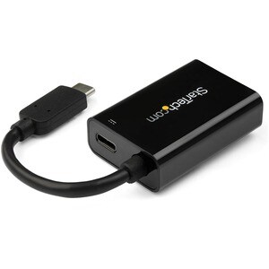 StarTech.com USB C to VGA Adapter with 60W Power Delivery Pass-Through - 1080p USB Type-C to VGA Video Converter w/ Chargi