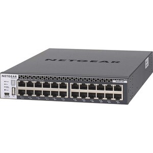Netgear ProSafe M4300 M4300-24X 24 Anschlüsse Verwaltbar Layer 3 Switch - 10GBase-T, 10GBase-X - 4 Unterstützte Netzwerksc