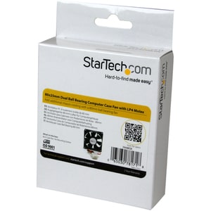StarTech.com FANBOX. Typ: Ventilator, Lüfter Durchmesse: 8 cm, Rotational speed (max): 3000 RPM, Bearing type: Kugellager.