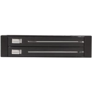StarTech.com HSB220SAT25B. Grösse: 8,89 cm (3.5"), Typ: Frontblende, Produktfarbe: Schwarz. Breite: 102 mm, Tiefe: 134 mm,