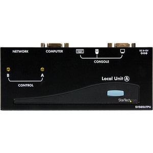 StarTech.com SV565UTPUEU, Sender und Empfänger, Kabelgebunden, 150 m, Schwarz, CE, FCC, REACH, TAA, UL, VGA