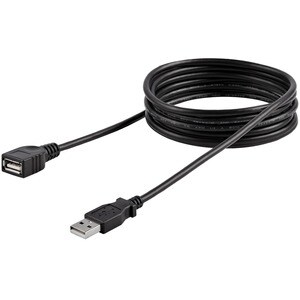 StarTech.com USBEXTAA6BK. Kabellänge: 1,83 m. Anschluss 1: USB A, Anschluss 2: USB A, Connector gender: Männlich/Weiblich,
