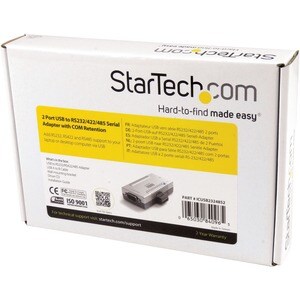 StarTech.com ICUSB2324852. Hostschnittstelle: USB Typ-B, Output interface: Seriell, Serielle Schnittstelle: RS-232/422/485