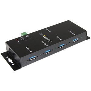 StarTech.com USB/FireWire-Hub - USB 3.0 Type B - Extern - Schwarz - TAA-konform - 4 Total USB Port(s) - 4 USB 3.0 Port(s) 