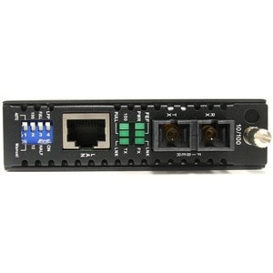 StarTech.com ET90110SM302. Maximale Datenübertragungsrate: 200 Mbit/s, Converter Eingangsschnittstelle: 10Base-T, Converte