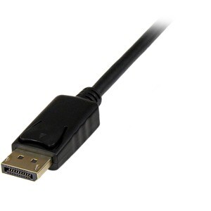 StarTech.com DP2DVIMM3BS. Kabellänge: 0,9 m, Anschluss 1: DisplayPort, Anschluss 2: DVI-D. Gewicht: 74,9 g, Breite: 40 mm,