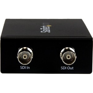 StarTech.com SDI2HD. Produktfarbe: Schwarz. Breite: 100 mm, Tiefe: 70 mm, Höhe: 25 mm. Paketbreite: 215 mm, Pakettiefe: 15