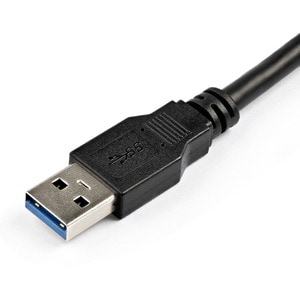 StarTech.com USB3SEXT2MBK, 2 m, USB A, USB A, USB 3.2 Gen 1 (3.1 Gen 1), 5 Gbit/s, Schwarz