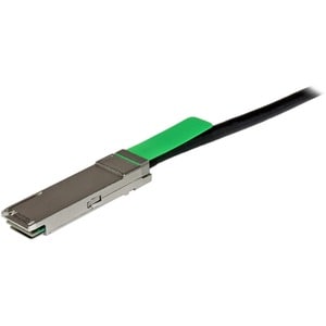 StarTech.com QSFPMM2M. Kabellänge: 2 m, Anschluss 1: QSFP+, Anschluss 2: QSFP+, Steckerverbindung (Anschluss): Stecker/Ste