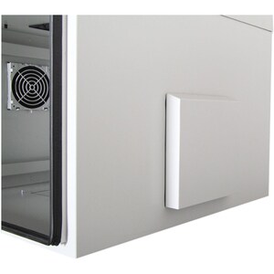 DIGITUS Professional 16U Wandmontierbar Rackschrank - 482,60 mm Rack Width - Hellgrau - Stahl - 100 kg Maximale Gewichtska