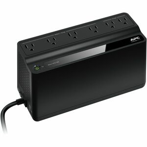 APC by Schneider Electric Back - UPS, 6 Outlets, 425VA, 120V - Tower - 8 Hour Recharge - 3 Minute Stand-by - 120 V AC Inpu