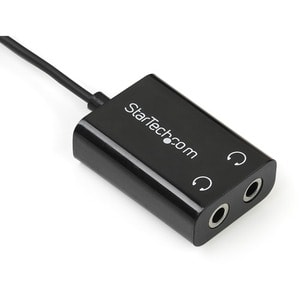 StarTech.com 20,07 cm Klinke Audiokabel - 1 - Cable for Kopfhörer, Lautsprecher, Tablet-PC, Notebook, iPhone, iPod, iPad, 
