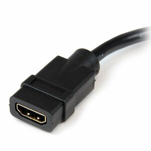 StarTech.com 20,32 cm DVI/HDMI Videokabel für Videogerät, Notebook - 1 - Zweiter Anschluss: 1 x 25-pin DVI-D Digital Video