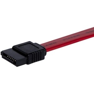 StarTech.com 30,48 cm SATA Datentransferkabel für Festplatte, Server, Speichersystem - 6 Gbit/s - Plenum - 26 AWG - Rot