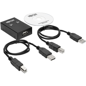 Tripp Lite 2-Port USB Hi-Speed Sharing Switch for Printer/ Scanner /Other - USB - External - 2 USB Port(s) - 2 USB 2.0 Por