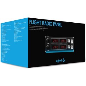 Saitek Flight Radio Panel Professional Simulation Radio Controller - Cable - USB - PC - Black