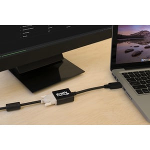 Plugable DisplayPort to DVI Adapter - (Supports Windows and Linux Systems and Displays up to 4K UHD 3840x2160@30Hz), Drive