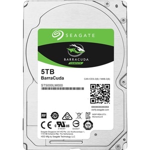 Seagate BarraCuda ST5000LM000 5 TB Hard Drive - 2.5" Internal - SATA (SATA/600) - 5400rpm