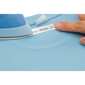 Dymo LetraTag 18771 Fabric Iron on Tape - 0.5" x 6.5' - 1 x Roll