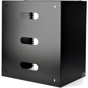 StarTech.com 12U Wall Mount Rack, 14in Deep, 19 inch Wall Mount Network Rack, Wall Mounting Patch Panel Bracket for Switch