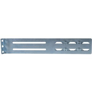Rack Solutions 1U Universal Rail 24in (D) with Wirebar - Steel - 45 lb