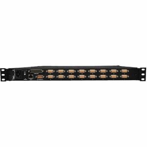 Tripp Lite series NetDirector B020-U16-19-IP LCD Rack Console with Digital KVM Switch - Black - TAA Compliant - 16 Compute