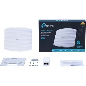 TP-Link EAP225 Dual Band IEEE 802.11ac 1.32 Gbit/s Wireless Access Point - Indoor - 5 GHz, 2.40 GHz - 3 x Internal Antenna