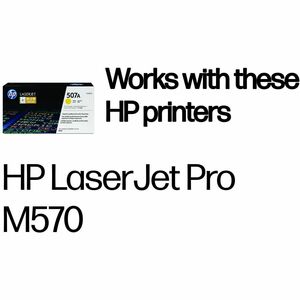 Cartuccia Toner Originale HP 507A Laser - Giallo - 1 Unità - Laser - 1 Confezione