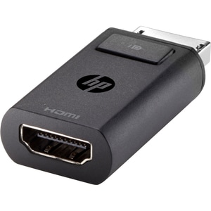 HP A/V Adapter - 1 x HDMI HDMI 1.4 Digital Audio/Video Female - 1 x DisplayPort Digital Audio/Video Male