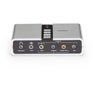 StarTech.com Externe Soundbox - 16 Bit DAC-Datenbreite - 7.1 Klangkanäle - Extern - C-Media - USB 2.0 - 48 kHz Maximale Wi