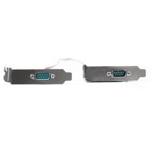StarTech.com Serieller Adapter - Doppelprofil Plug-in-Karte - 16550 UART - 1 - TAA-konform - PCI Express x1 - PC, Mac, Lin
