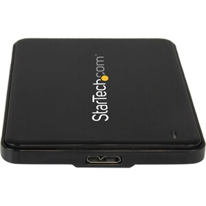 StarTech.com Laufwerksgehäuse - USB 3.0 Host Interface - UASP-Support Extern - Schwarz - 1 x Gesamtschacht - 1 x 2,5" Scha