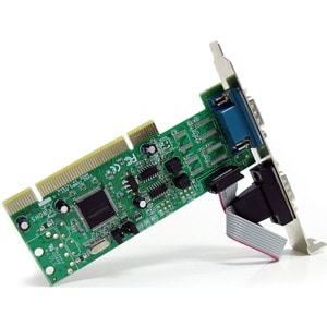 StarTech.com Serieller Adapter - Doppelprofil Plug-in-Karte - 161050 UART - 1 - TAA-konform - Universal PCI - PC - 2 x Anz