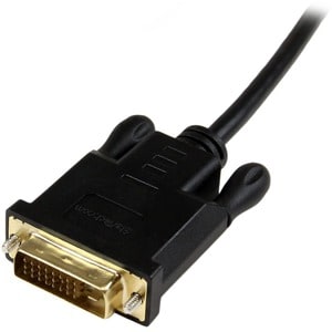 StarTech.com 3ft Mini DisplayPort to DVI Cable, Active Mini DP to DVI-D Adapter/Converter Cable, 1080p Video, mDP to DVI M