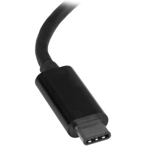 StarTech.com USB-C to Gigabit Ethernet Adapter - Black - USB-C to Ethernet dongle; Up to Gigabit speeds - Plug and play; U