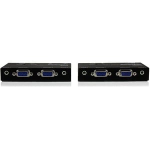 StarTech.com VGA Video Extender over Cat 5 with Audio - 1 Input Device - 4 Output Device - 45.72 m Range - 2 x Network (RJ