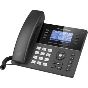 Grandstream GXP1782 IP Phone - Corded - Wall Mountable, Desktop - Black - 8 x Total Line - VoIP - 2 x Network (RJ-45) - Po