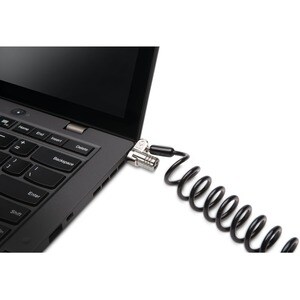 Kensington MicroSaver 2.0 Portable Keyed Laptop Lock - 6 ft (1.83 m) Cable - Keyed Lock - Carbon Steel - For Notebook
