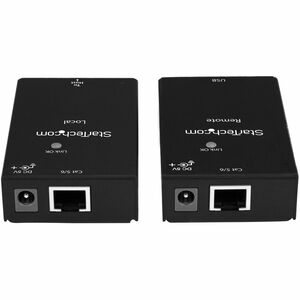 StarTech.com 1 Port USB 2.0 Over Cat5 or Cat6 Extender Kit - 165ft (50m) - USB Extender - USB to Ethernet Extender - Netwo