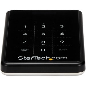 StarTech.com Drive Enclosure SATA/600 - USB 3.0 Micro-B Host Interface External - Black - 1 x HDD Supported - 1 x SSD Supp