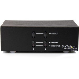 StarTech.com 2 Port VGA Auto Switch - 1920 x 1440 - 2 x 1 - Computer, Display, Notebook, Projector1 x VGA Out - TAA Compliant