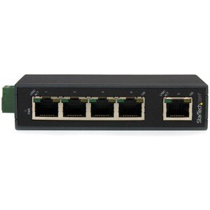 StarTech.com 5-Port Industrial Ethernet Switch - DIN Rail Mountable - 5 Ports - Fast Ethernet - 10/100Base-TX - 2 Layer Su