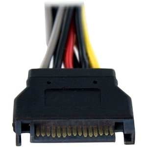 StarTech.com 6in SATA Power Y Splitter Cable Adapter - For Disk Drive - 15.24 cm Cord Length
