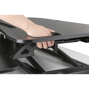 Amer Mounts Sit/Stand 37.4" Height Adjust Desk - EZRiser36 Height Adjustable Sit/Stand Desk Computer Riser, Dual Monitor C