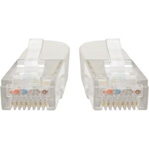 Eaton Tripp Lite Series Cat6 Gigabit Molded (UTP) Ethernet Cable (RJ45 M/M), PoE, White, 3 ft. (0.91 m) - Category 6 for N