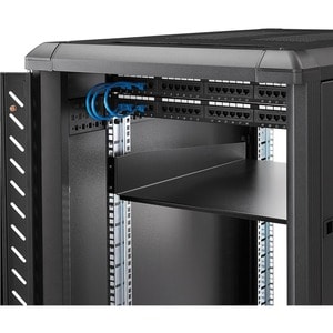 StarTech.com Universal CABSHELF22 2U Rack-Regal für LAN-Schalter, Patchfeld, Server, A/V-Geräte - 482,60 mm Rack Width - S