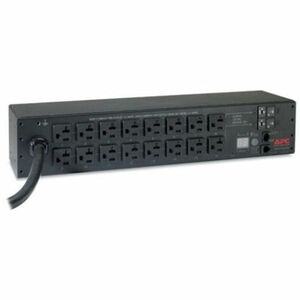 APC NetShelter Metered Rack PDU, 2U, 30A, 120V, 16 NEMA 5-20 outlet - Metered - NEMA L5-30P - 16 x NEMA 5-20R - 100 V, 120