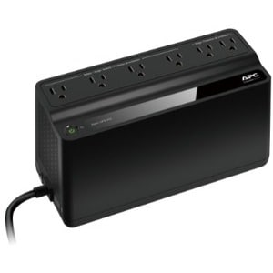 APC Back-UPS™ 450 VA/255 W - Tower - 8 Hour Recharge - 2.60 Minute Stand-by - 120 V AC Input - 120 V AC Output - Square Wa