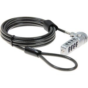 Rocstor Rocbolt Portable Security Cable With Combination Lock - Resettable - 4-digit - Heavy Duty Galvanized Carbon Steel,