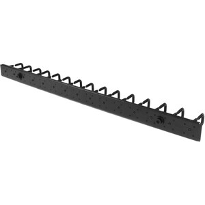 StarTech.com Kabelbündler - Schwarz - 1 Stück Paket - Kabelbündler - 20U Rack Height x 50,8 mm Länge - Stahl